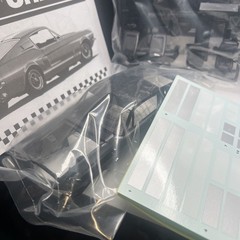 1967 Shelby GT-350 Mustang Model Kit by AMT 1:25 Scale Open Box Complete