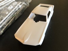 Polar Lights Blue Max 1969 Ford Mustang Funny Car 1/25, Sealed Parts Inside
