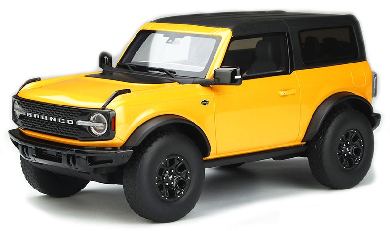 GT Spirit US044 1/18 2021 Ford Bronco WildTrak, Cyber Orange