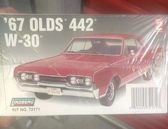 Lindberg ’67 Olds 442 1/25 Scale Open Box SEALED – Same Day –