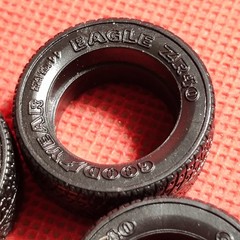 Goodyear ZR40 Tires 1934 Ford Pickup 1:25 Scale Model Car Part Lindberg