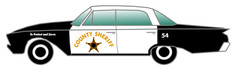 K4 O 1:48 Scale Decals Police Car Markings Gold, Silver Black and White