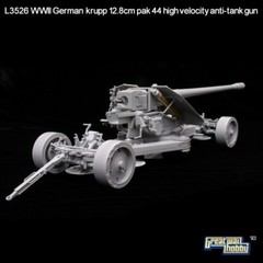 Great Wall Hobby L3526 1/35 German Krupp 12.8cm Pak 44 Anti-Tank