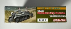 Dragon #6341 1/35 Scale Sd.Kfz. 2 Kettenkrad w/Infanteriekarren – Parts Sealed