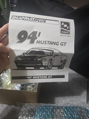 Vintage SNAP FAST PLUS Beginner FORD MUSTANG GT. Rare1994 AMT ERTL Complete. NIB