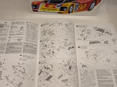 Tamiya 24233 Porsche 962C Sports Car Shell 1/24 Scale Model Kit Open Box NEW