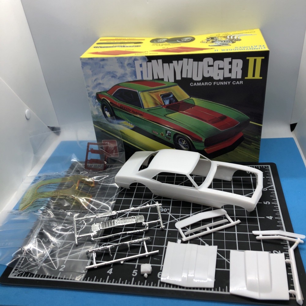Chevy LongNose Camaro Hard BODY W Tinted Glass Slot Car? 1:25 LBR Model Parts