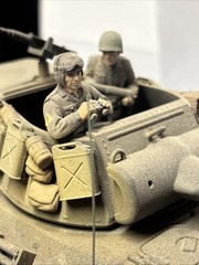 Custom Built 1/35 WW2 US M36 Jackson Tank Destroyer w/Commander & Loader
