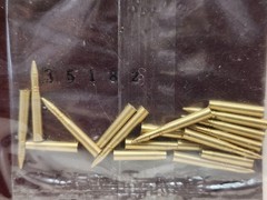 Tamiya 1/35 WWII German Tank Pz.Kpfw IV Brass AMMO 75mm 35182 Diorama Accessory
