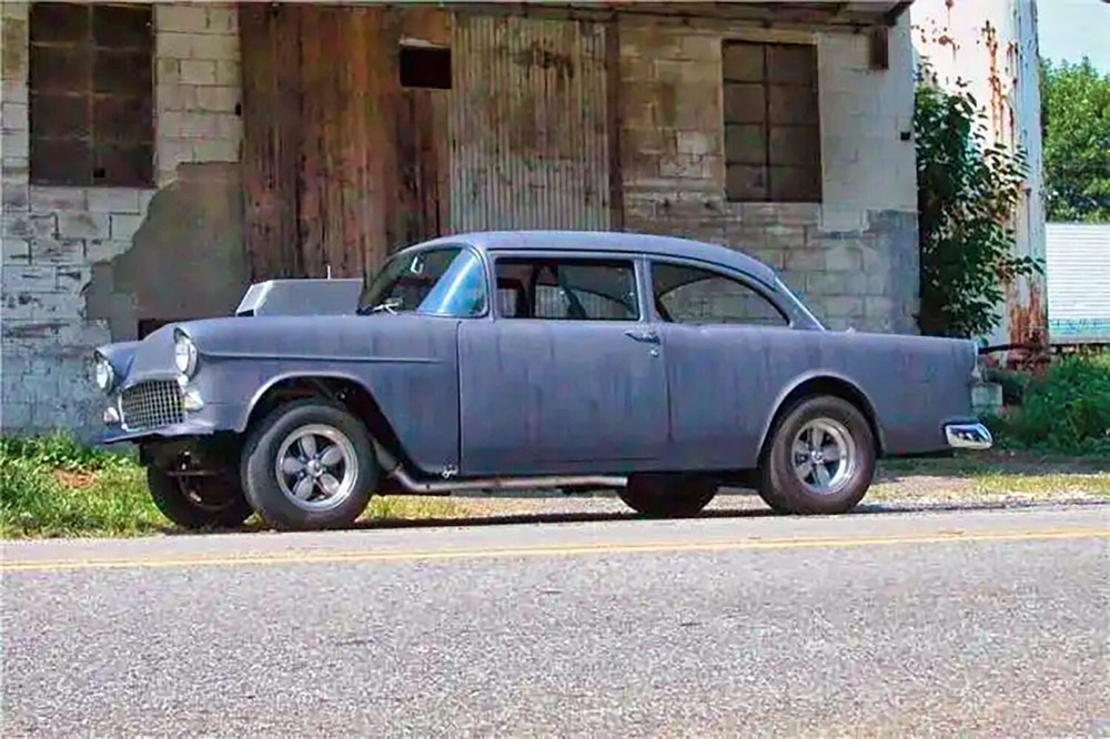 TWO LANE BLACKTOP 55 CHEVY 3D PARTS CONVERSION FOR AMT 55 CHEVY KIT