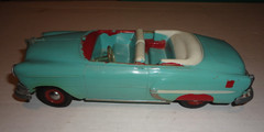 Vintage 1950 Chevrolet Convertible Sea Foam Green Dealer Promo Car Bank