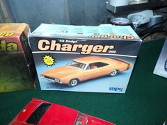 Vintage Lot 6 Built 1:24 Scale Model Car Kits Junkyard Lot Dodge Mopar GTX Charg