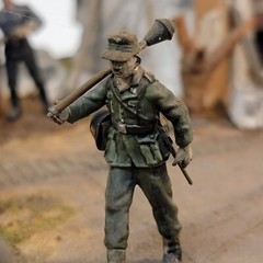 1/35 WWII German Tanks France Time Out Soldiers Museum Quality Diorama Built
