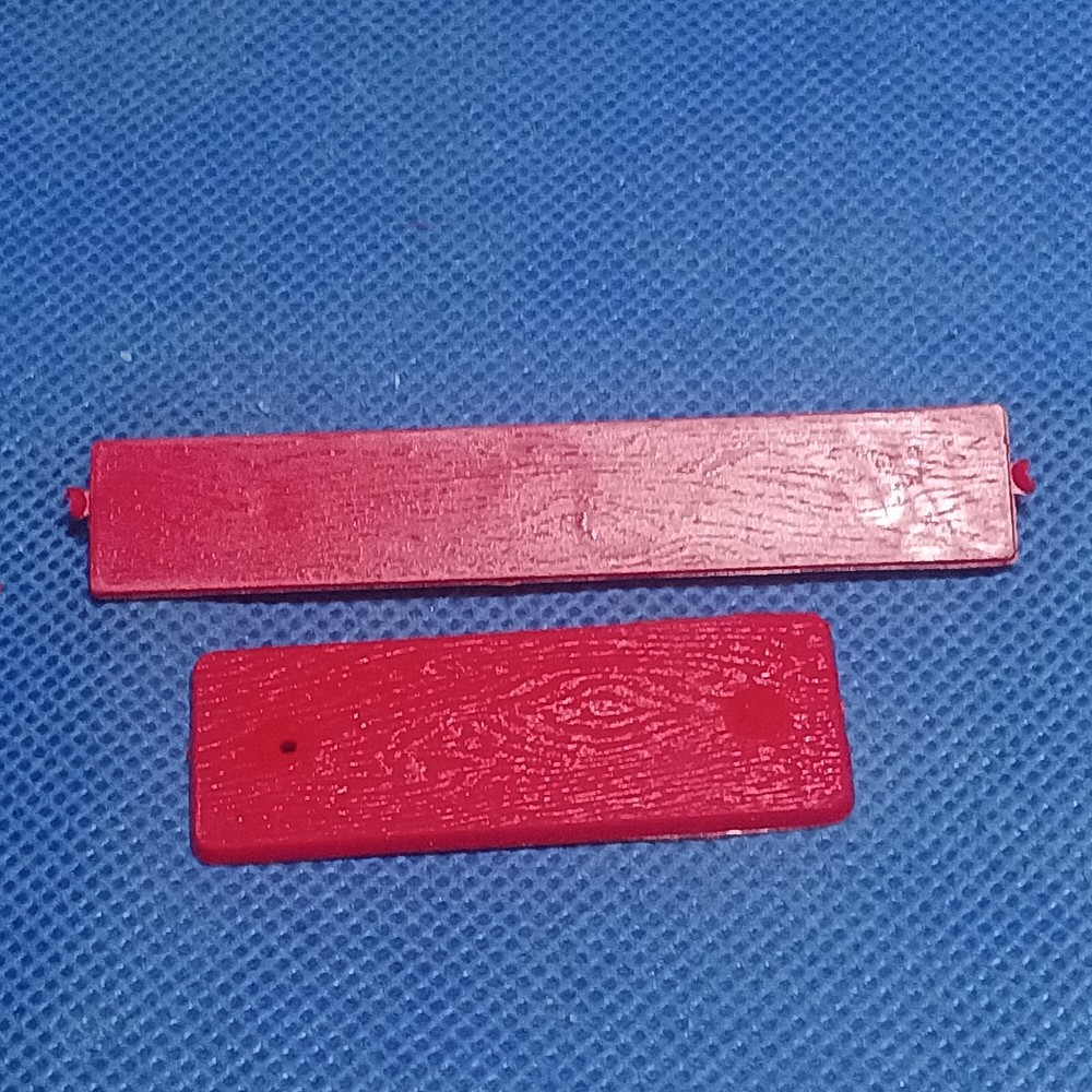 🌟 “Wood” Bumpers Little Red Wagon 1:25 Scale 1000s Model Car Parts 4 Sale