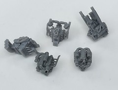 5pc 1/64 Resin Engine Pack LSX Twin Turbo Whipple 454 383 Hot Wheels Custom Part