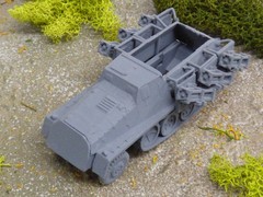 Roco Minitanks 1/87 Modified WWII German SWS/251 Halftrack W/Rockets Lot#9562B©