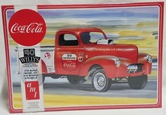 Coca-Cola AMT ’40 Willys Pickup Truck AMT1145/12 New Sealed
