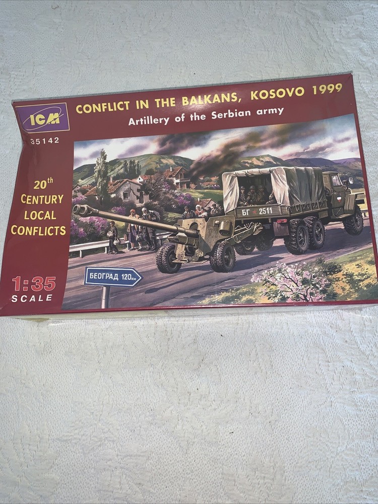 ICM 35142 Conflict in the Balkans, Kosovo 1999 1/35 Model Kit Sealed Serbian
