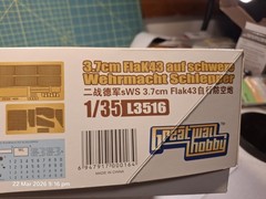Great Wall Hobby 1/35 3.7cm FlaK43 auf schwere Wehrmacht Schlepper No L3516