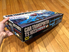 CAR TRANSPORTER TS 1023 1/24 MODEL KIT MITSUWA VINTAGE TRAILER TRUCK