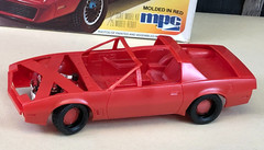 Started ~ 1982 MPC 1:25 Scale Model Kit PONTIAC FIREBIRD T-ROOF #1-0832 AS-IS