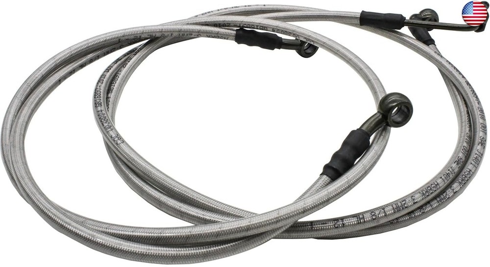 SuperATV Polaris Extended Front/Rear Brake Lines for Polaris RZR 800 / S 800/4