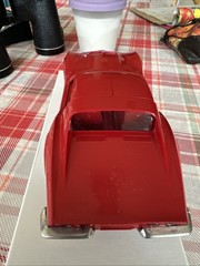 RARE Vintage MPC 1972 Red Chevrolet Corvette 454 Coupe Mille Miglia Dealer Promo