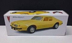 New 1974 Pontiac Firebird Formula Yellow Custom Promo Model BOX ONLY..NO CAR