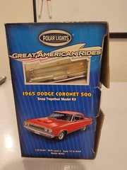 Polar Lights 1965 Dodge Cornet Hardtop 500 Snap Together Plastic Model Kit #6401