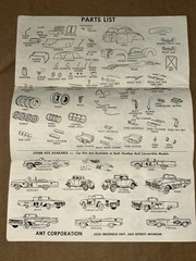 1960’s AMT 1940 Ford Deluxe Coupe 3-in-1 Trophy Series Model Kit Instructions