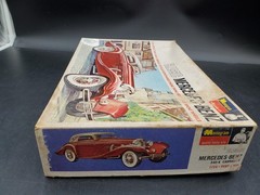 Vintage Monogram 1939 Mercedes-Benz 540K Cabriolet Model Car Kit 1/24 PC87 Used