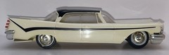 Jo-Han Promo Torsion Bar 1959 DeSoto 4Dr HT 1/25 Pearl White/Black VF-XLNT