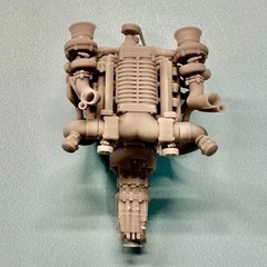 Toyota 1UZ FE Twin Turbo Supercharged Engine 1/25