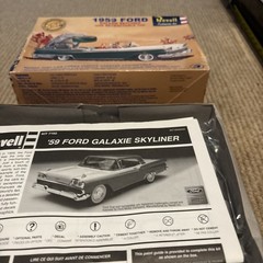 Original Revell H-1227 1959 Ford Fairlane Skyliner Retractable 1/25 Unbuilt