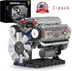 Visible V8 Internal Combustion Ohc Engine Motor Working Model Haynes Kit Box New