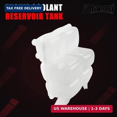 Engine Coolant Reservoir Radiator Tank, Expansion Tank with Cap, Compatible with