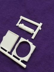 Diamond REO Truck Tractor RADIATOR , SURGE TANK & SHROUD for 1:25 AMT Model Kit