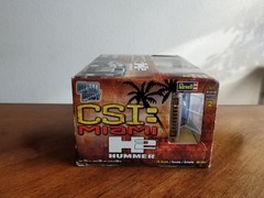 OPEN BOX – Revell CSI Miami Hummer H2 Model Kit Metal Body 1:25 Scale 85-1567