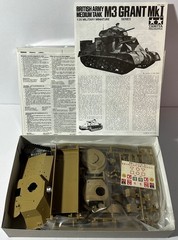 Vintage Parts Sealed Tamiya #35041 1/35 Scale British Army M3 Grant Mk I – 1983