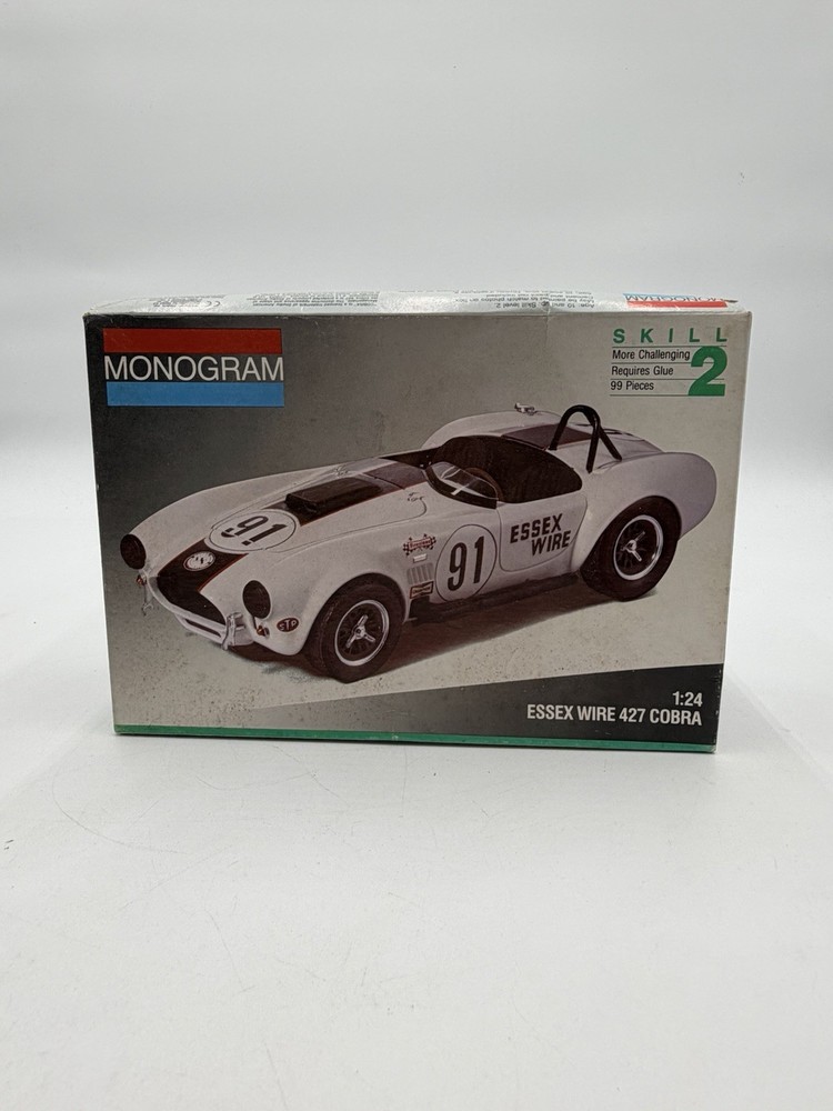 Essex Wire 427 Cobra Monogram 1:24 Model Kit # 2944 Never Built ( NO DECALS )!!