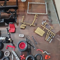 Vtg General Lee Dodge Charger & 57 Chevy Hardtop 1/25 Parts Or Repair SEE