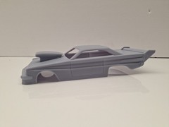 ABS Type Resin 3 D Printed 1964 Mercury Comet 2 Door Pro Mod Body, Hood Scoop…