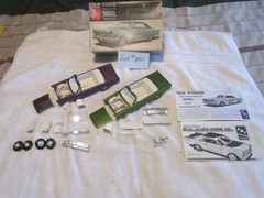 AMT 65 FORD GALAXIE 500 XL JUNKYARD MODEL KIT PARTS LOT #800