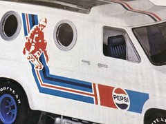 RARE Vintage 1/20 REVELL PEPSI SKATEBOARD VAN No. 6401 NOS FACTORY SEALED 1979