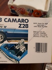 AMT 68 Camaro Z28 Street Machine 1:25 Scale Kit 6530 New Open Box