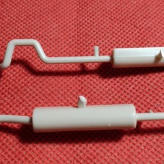 Exhaust 1972 Ford F100 Sport 1:25 Scale Model Car Part Moebius