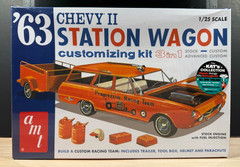 AMT ’63 CHEVY II STATION WAGON CUSTOMIZING KIT 1:25 SCALE KIT #1201 – NEW IN BOX