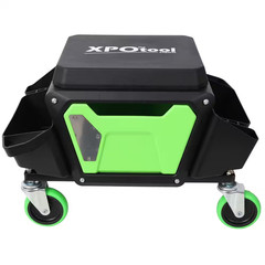 Heavy Duty Mechanic Stool with 330 Lbs. Load Capability, Garage Stool with Wheel