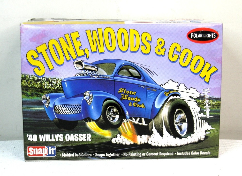 Polar Lights Snap It 1:25 ’40 Willys Gasser Model Kit # POL891