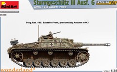 MINIART 35338 1/35 Scale StuG III Ausf. G Ausf 1943 Alkett Prod. Interior Kit